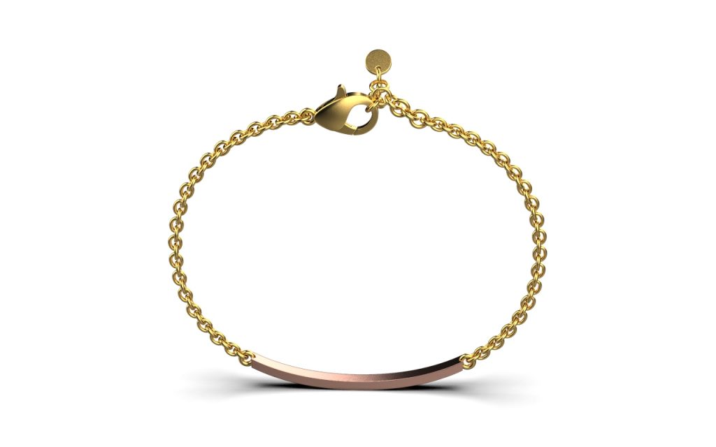 Katy Bracelet II- 18K Gold, Rose Gold