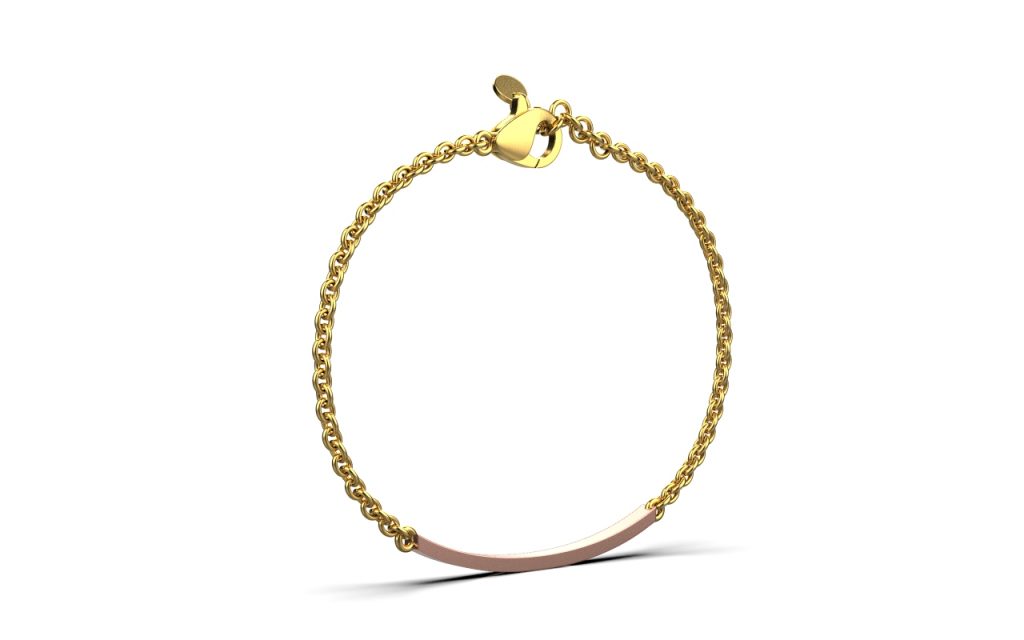 Katy Bracelet II- 18K Gold, Rose Gold