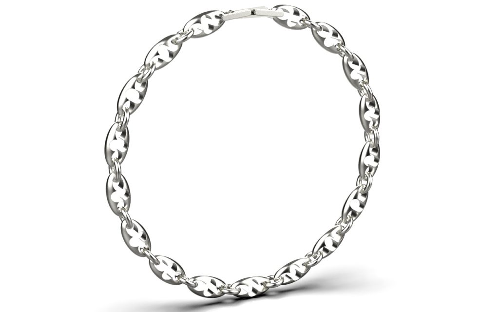 Esther Link Necklace – Sterling Silver Esther Link Necklace – Sterling Silver