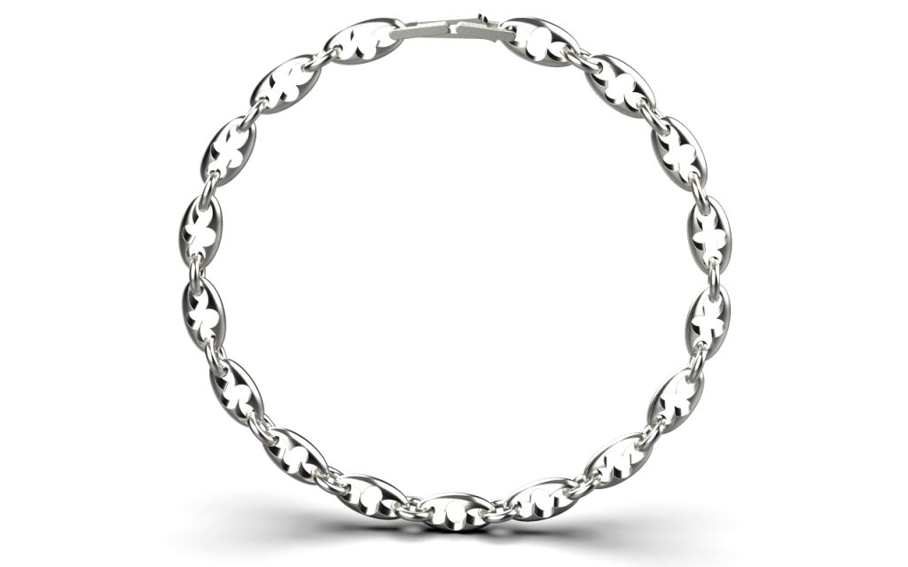 Esther Link Necklace – Sterling Silver Esther Link Necklace – Sterling Silver