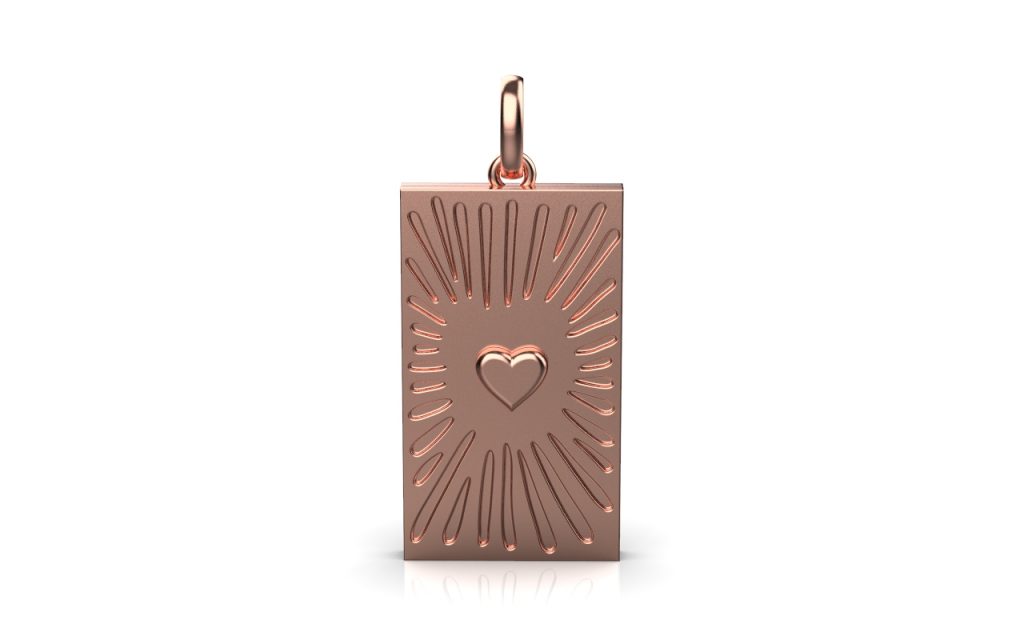 Love Pendant – 18K Rose Gold