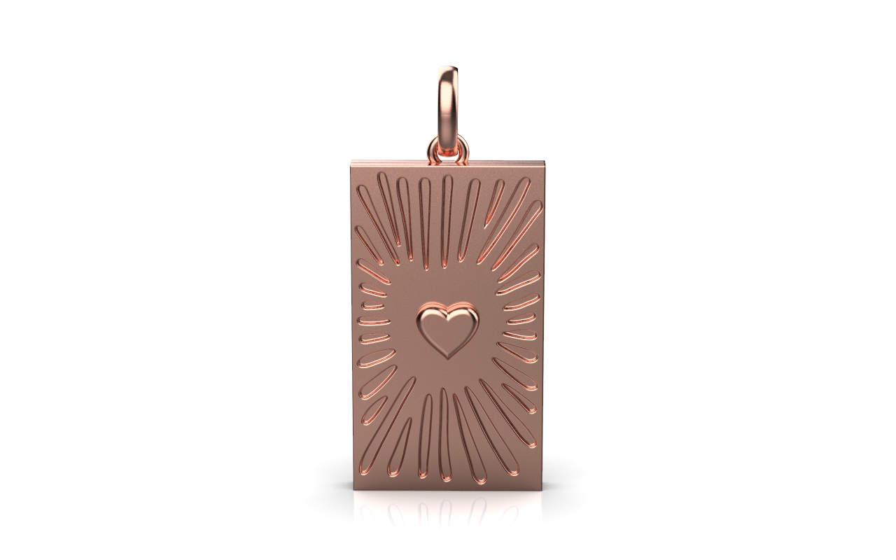 Love Pendant – 18K Rose Gold
