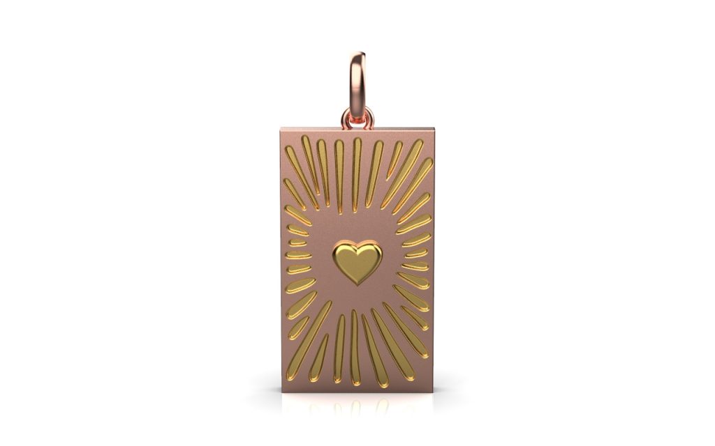 Love Pendant II – 18K Gold, Rose Gold Love Pendant II – 18K Gold, Rose Gold