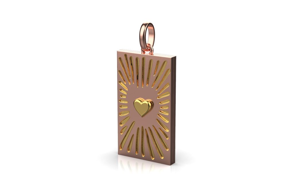 Love Pendant II – 18K Gold, Rose Gold Love Pendant II – 18K Gold, Rose Gold