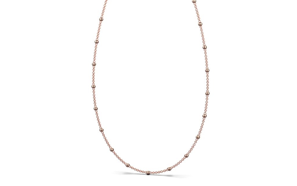 Seed Necklace – 18K Rose Gold Seed Necklace – 18K Rose Gold