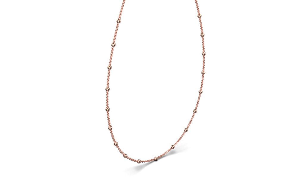 Seed Necklace – 18K Rose Gold Seed Necklace – 18K Rose Gold