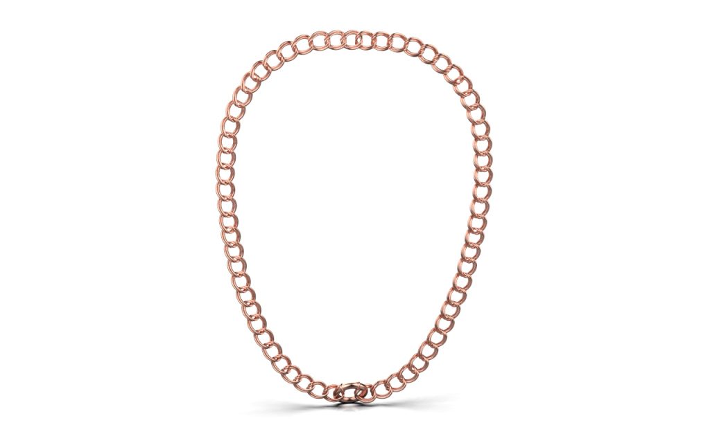 Charlotte Necklace  – 18K Rose Gold Plated Sterling Silver