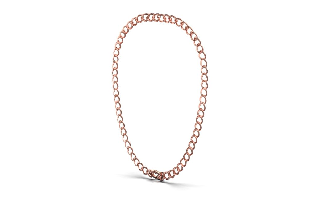 Charlotte Necklace  – 18K Rose Gold Plated Sterling Silver