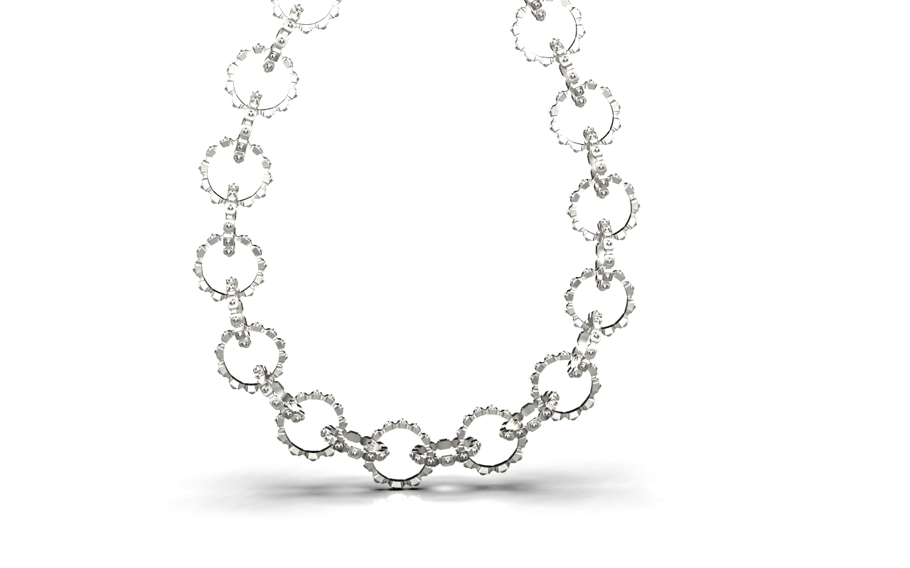 Empire Necklace – Sterling Silver