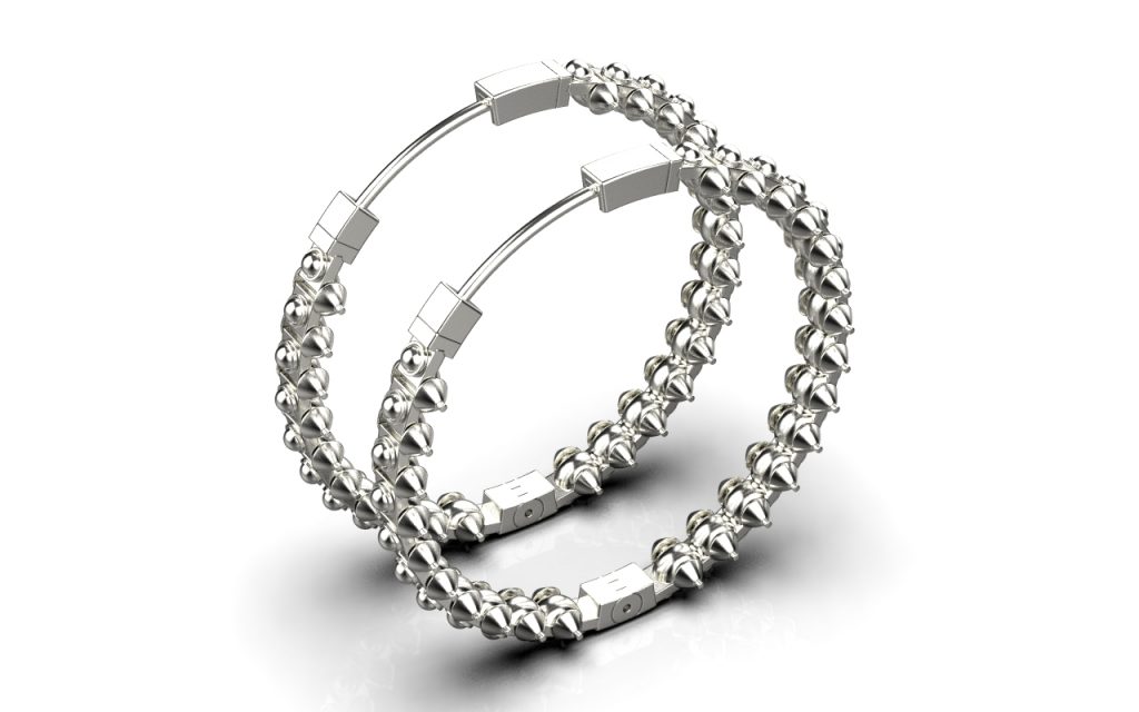 Serendipity Hoop XL Earrings – Sterling Silver