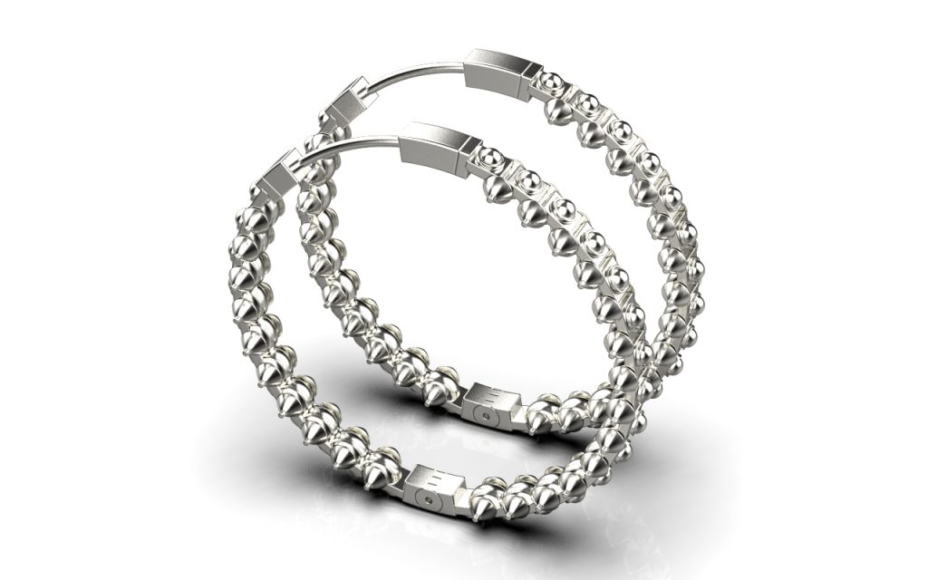 Serendipity Hoop XL Earrings – Sterling Silver
