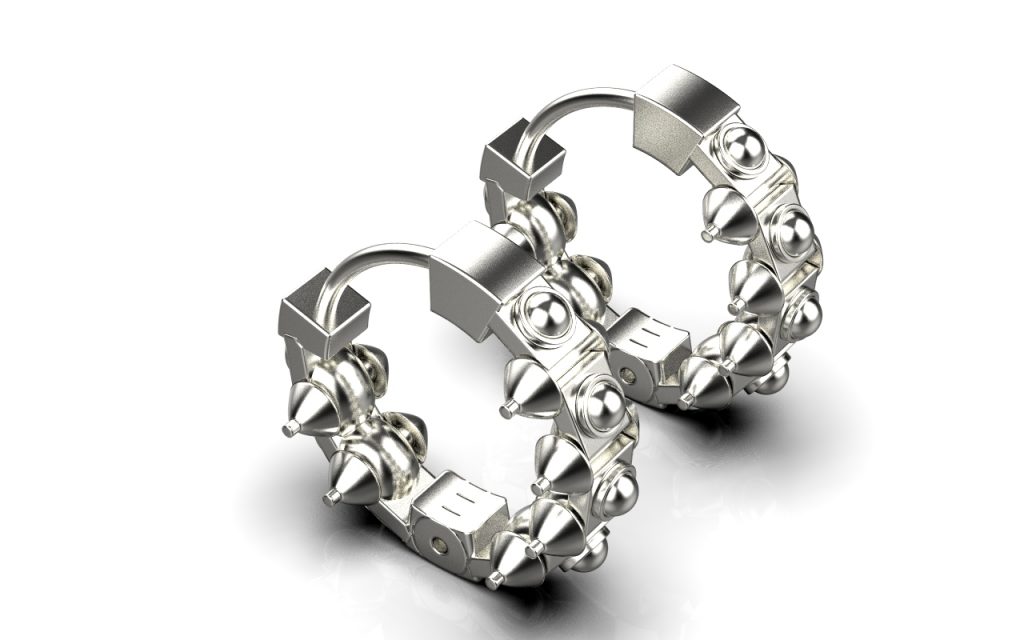 Serendipity Hoop Earrings – Sterling Silver Serendipity Hoop Earrings – Sterling Silver