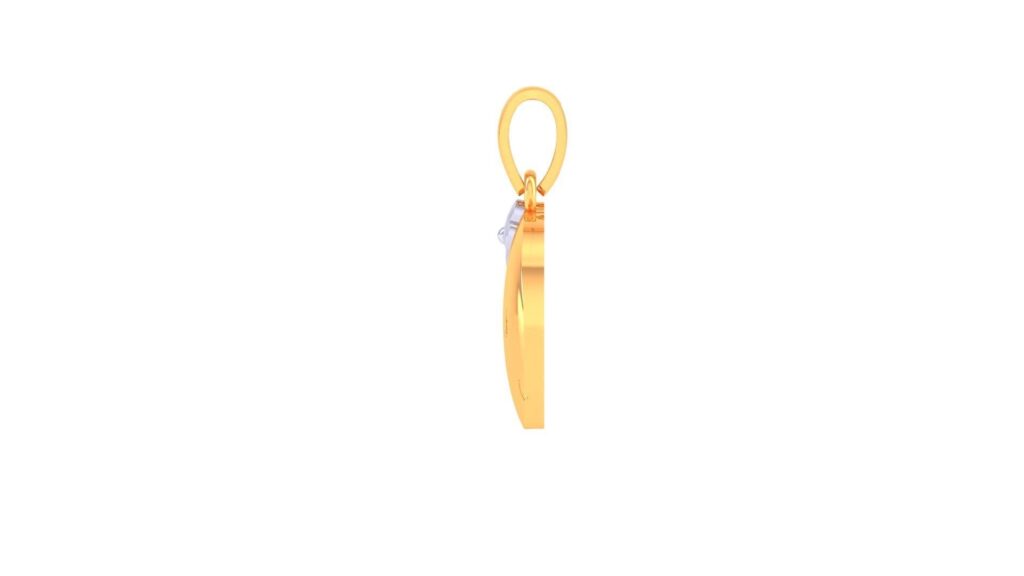 Whale Pendant – 18K White Gold, Gold