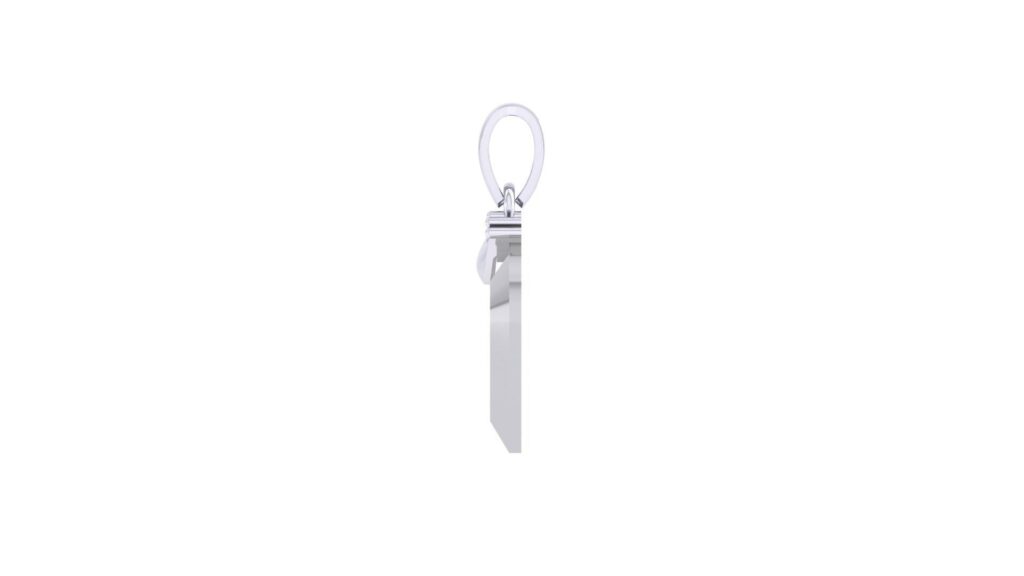 I Love Baby Pendant – Platinum