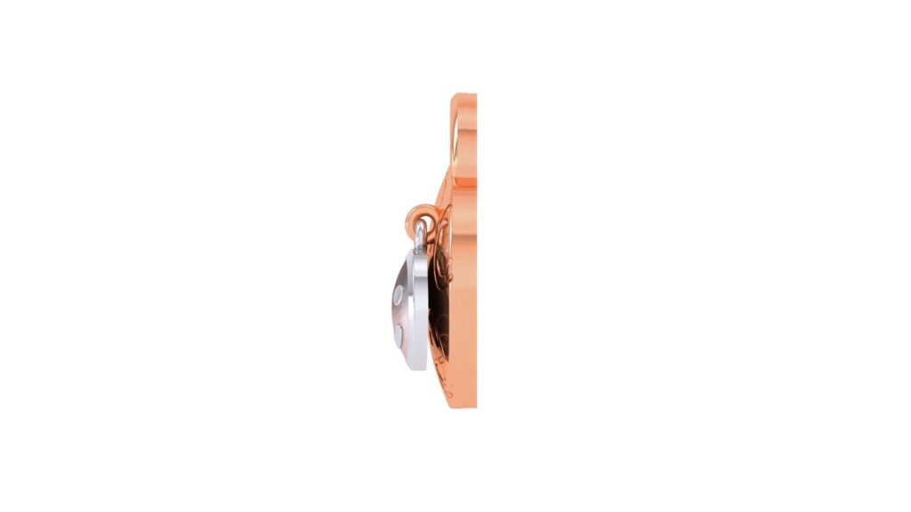Smiley Pendant – 18K White Gold, Rose Gold Smiley Pendant – 18K White Gold, Rose Gold