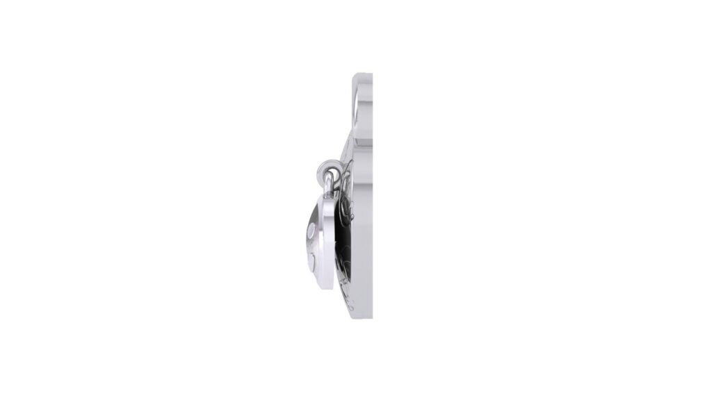 Smiley Pendant – Platinum Smiley Pendant – Platinum