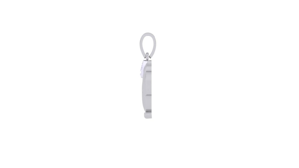 Teddy Pendant II – 18K White Gold – 0.02ct
