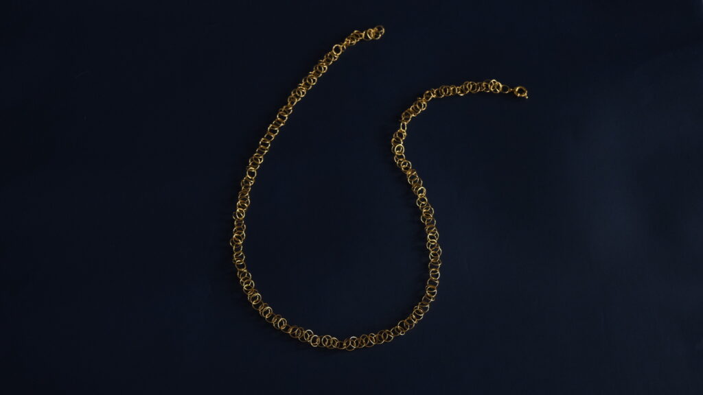 Loop Chain Necklace – 18K Gold