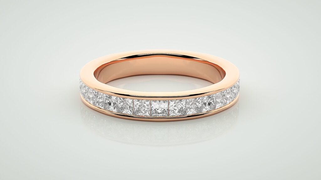 Princess Cut Ring – 18K Rose Gold – 1.78ct Princess Cut Ring – 18K Rose Gold – 1.78ct