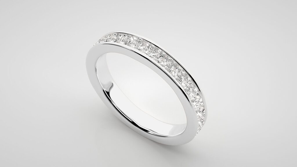 Princess Cut Ring – 18K White Gold – 1.78ct Princess Cut Ring – 18K White Gold – 1.78ct