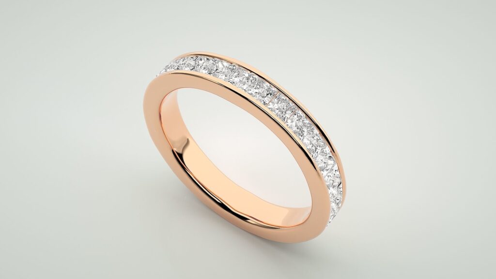 Princess Cut Ring – 18K Rose Gold – 1.78ct Princess Cut Ring – 18K Rose Gold – 1.78ct