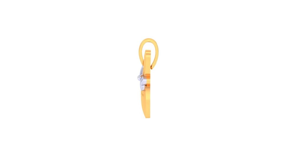 Rabbit Pendant – 18K Gold, White Gold