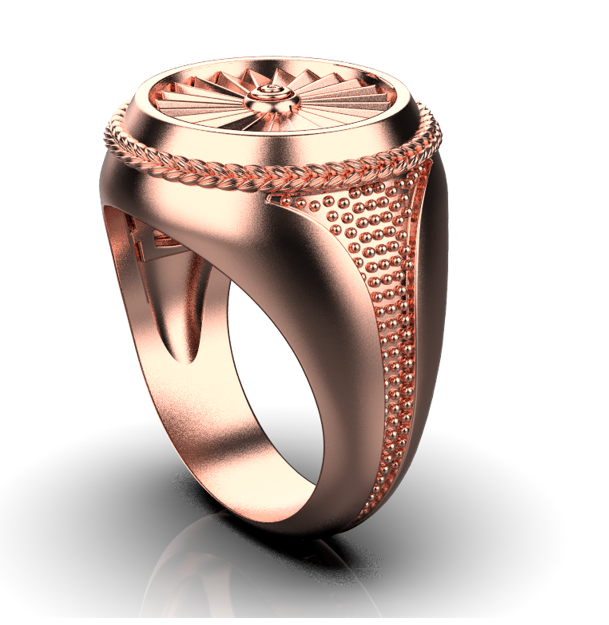 Ugo Signet – 18K Rose Gold