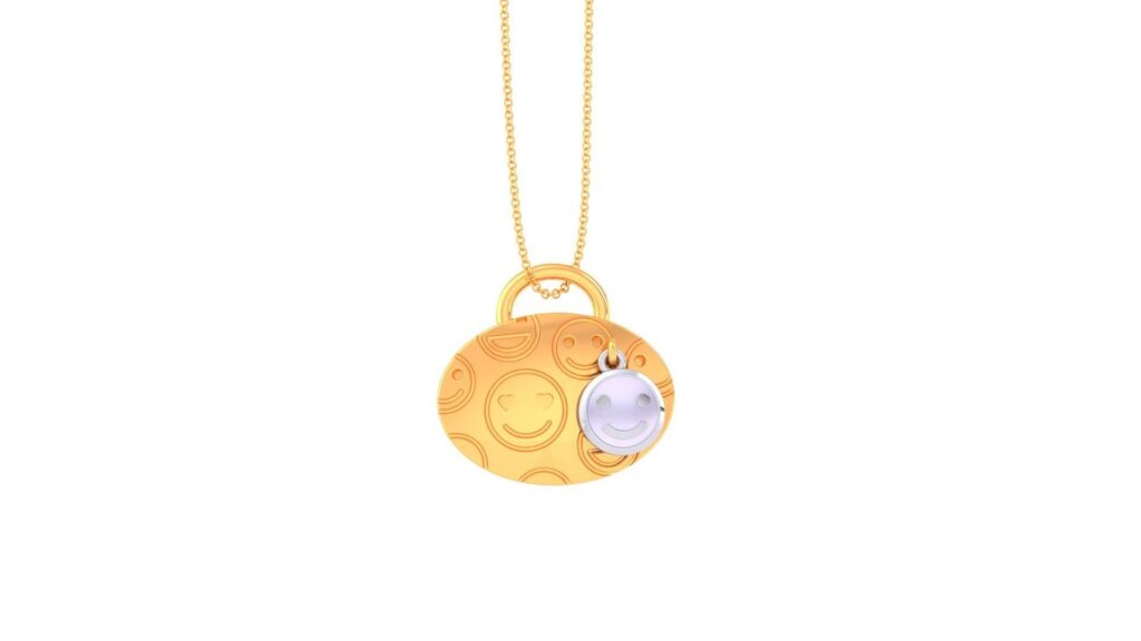 Smiley Pendant – 18K Gold Smiley Pendant – 18K Gold