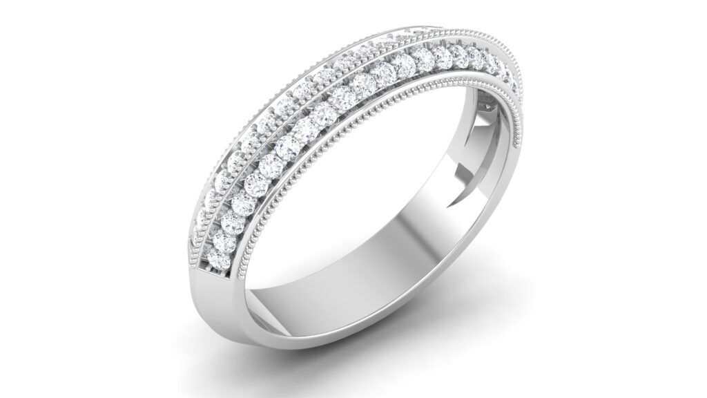 Round Cut Wedding Engagement Ring 0.37ct – Platinum