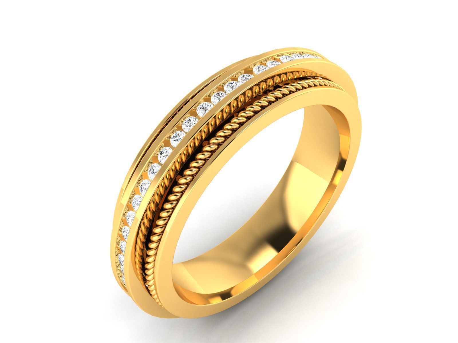 Solitaire Wedding Ring – 18K Gold 0.36ct