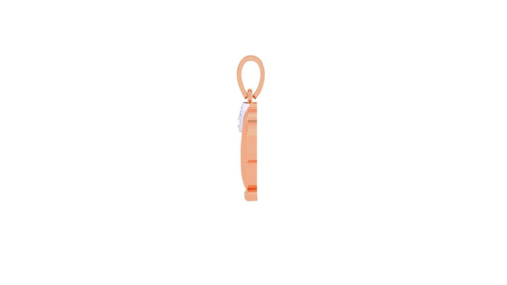 Teddy Pendant II – 18K White Gold, Rose Gold – 0.02ct Teddy Pendant II – 18K White Gold, Rose Gold – 0.02ct