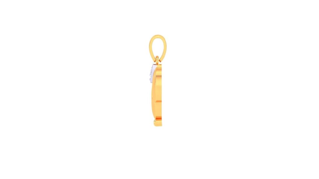 Teddy Pendant II – 18K Gold / White Gold – 0.02ct Teddy Pendant II – 18K Gold / White Gold – 0.02ct