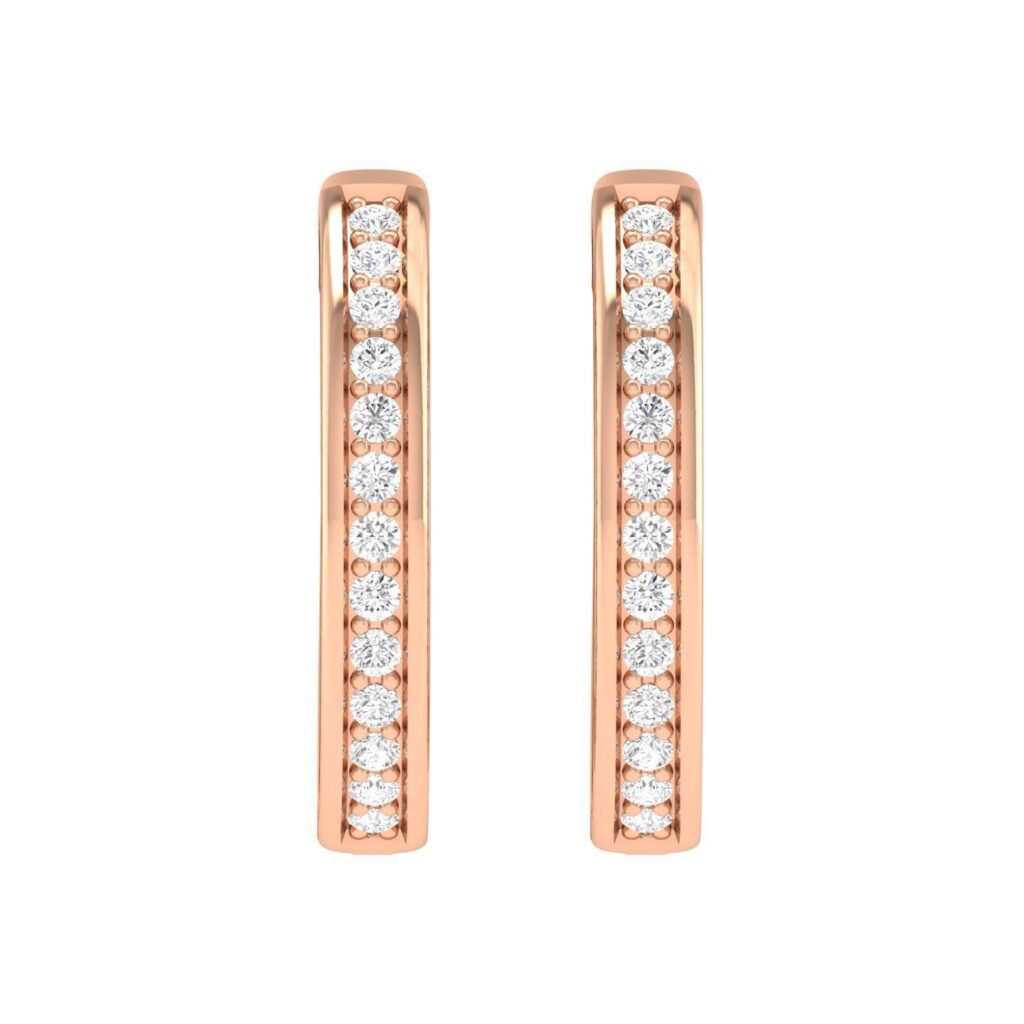 Loop Earrings – 18K Rose Gold- 1.026ct Loop Earrings – 18K Rose Gold- 1.026ct