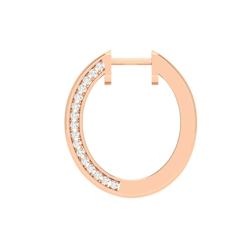 Loop Earrings – 18K Rose Gold- 1.026ct Loop Earrings – 18K Rose Gold- 1.026ct