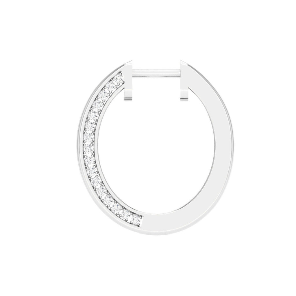Loop Earrings – Platinum – 1.026ct